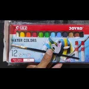 

promo cat air joyko 12 warna cocok untuk melukis mewarna poster lukisan gabus solar system sterofoam