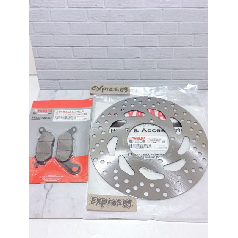 Piringan Cakram Depan + Kampas Rem Yamaha Vixion old Vixion new Vixion advance 3C1 Asli Ori
