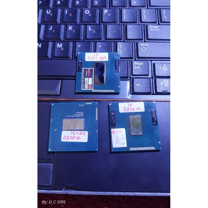 Processor Laptop Normal. Core i7 Core i5