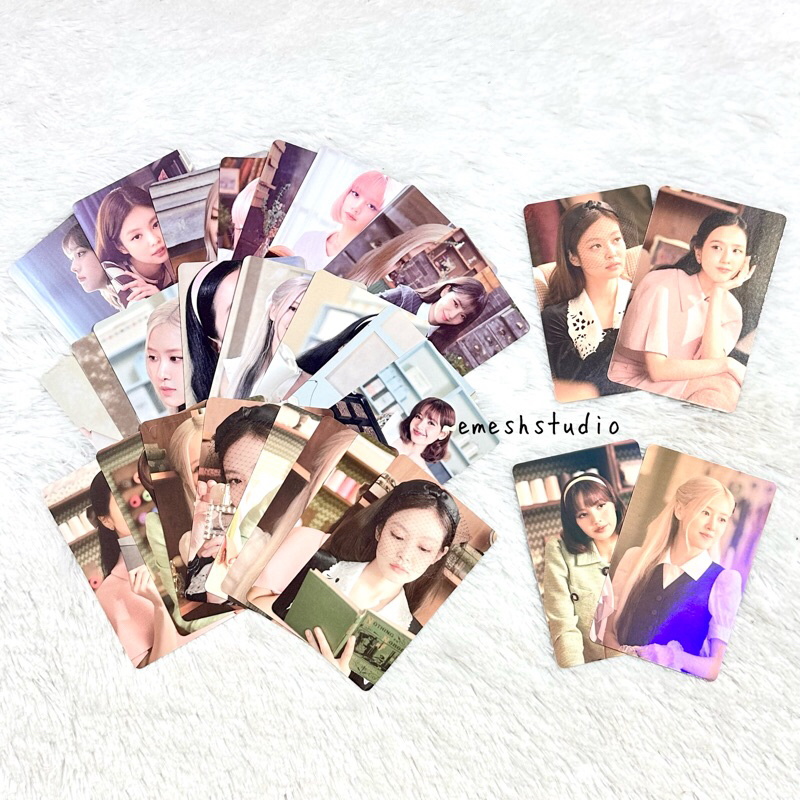 official blackpink the game bptg photocard collection vol. 4 5 6 & weverse pob pc