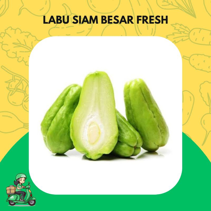 

labu Siam besar 1 kg fresh segar