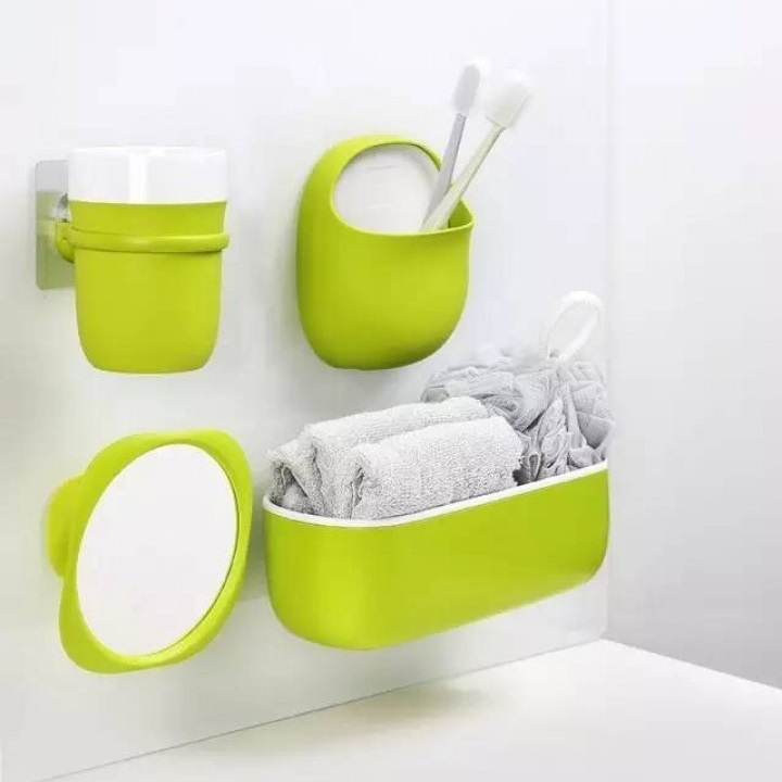 RMX Aesthetic Bathroom Accessories Set Perlengkapan Kamar Mandi isi 4