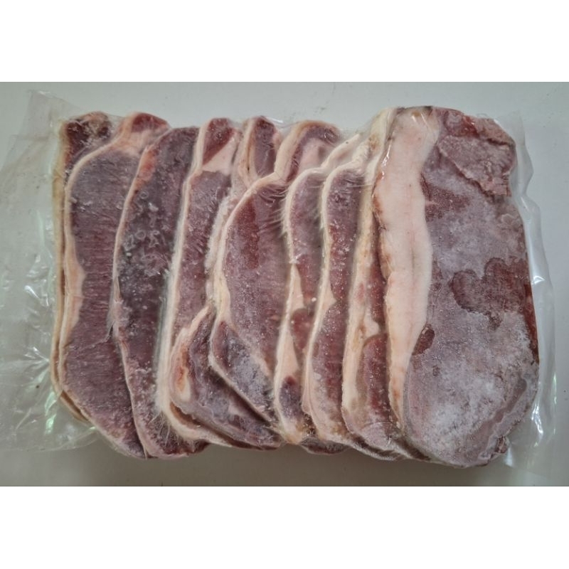 

sirloin steak @10pcs = 1kg