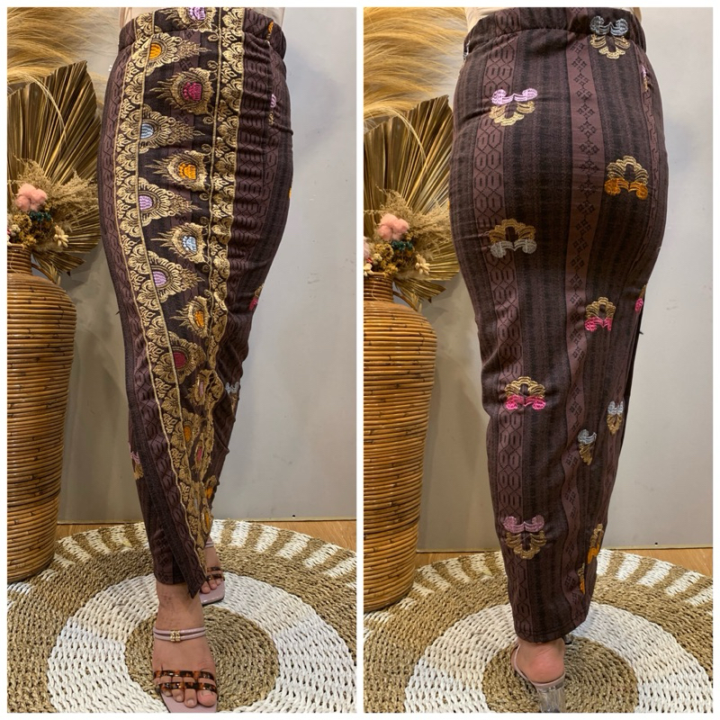 Kamen jadi jaguar bordir tumpal tabur motif metalik by creative | Jaguar bordir | Jaguar Tebal