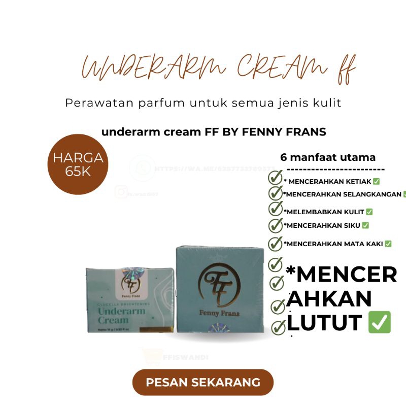 FENNY FRANS UNDERARM CREAM FF