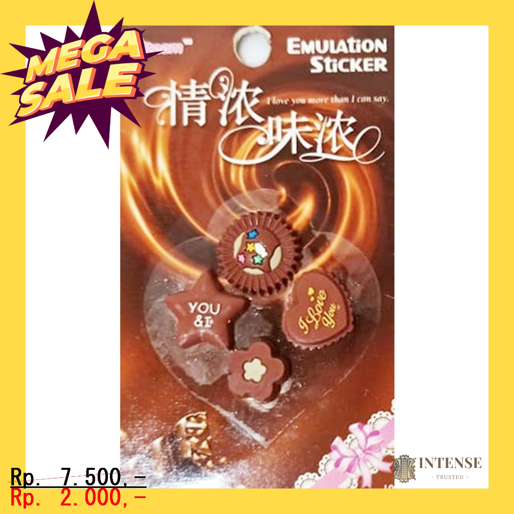 

STICKER DIY RUBBER CHOCOLATE ISI 4 (6902822810710)