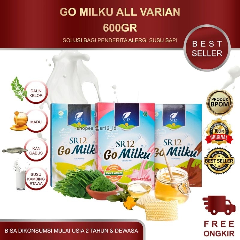 

GOMILKU SR12 600 GR SUSU KAMBING ETAWA
