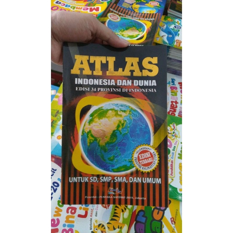 BUKU ATLAS - ATLAS INDONESIA DAN DUNIA - ATLAS GLOBAL