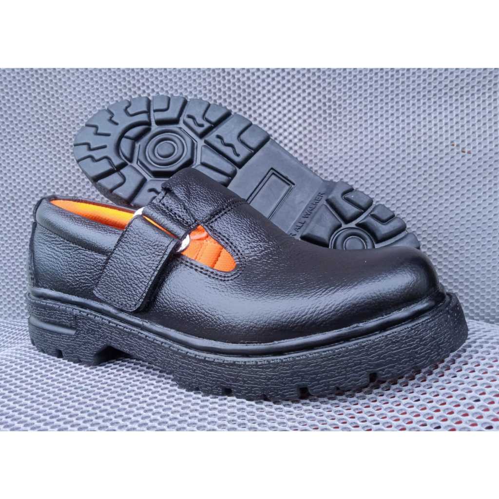 sepatu safety wanita / safety kitchen casual safety ujung besi