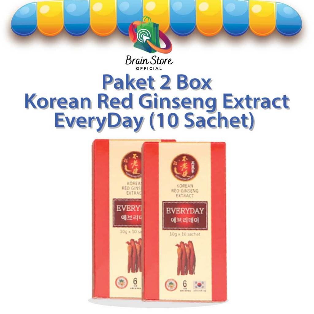 

(Paket 2 Box) Korean Red Ginseng EVERYDAY 10 Sachet