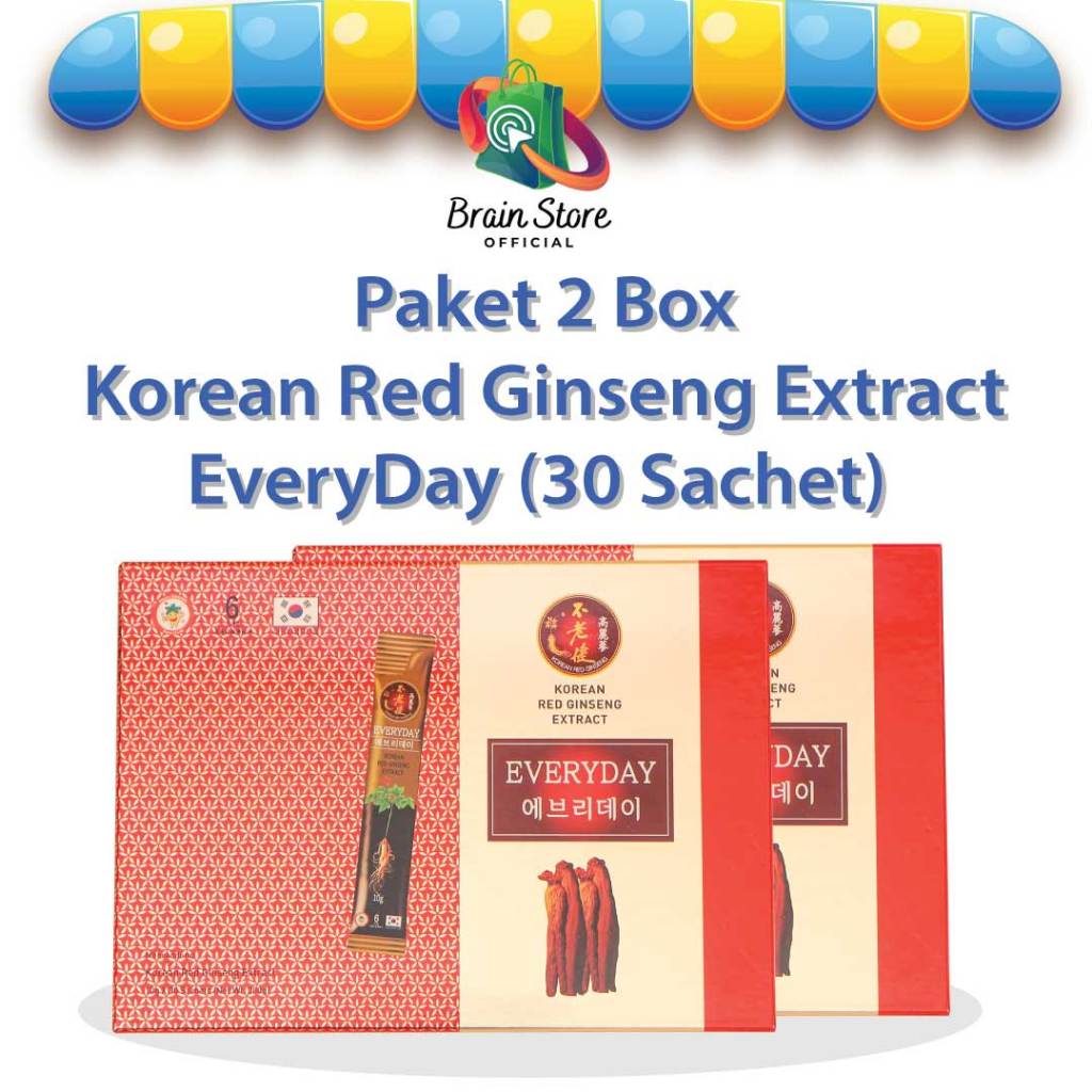 

(Paket 2 Box) Korean Red Ginseng EVERYDAY 30 Sachet