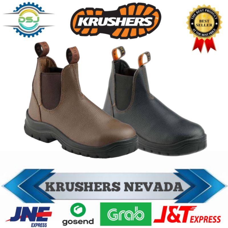 Sepatu Safety Krushers Nevada - Sepatu Safety Krushers - Sepatu Kerja Proyek Krushers Original