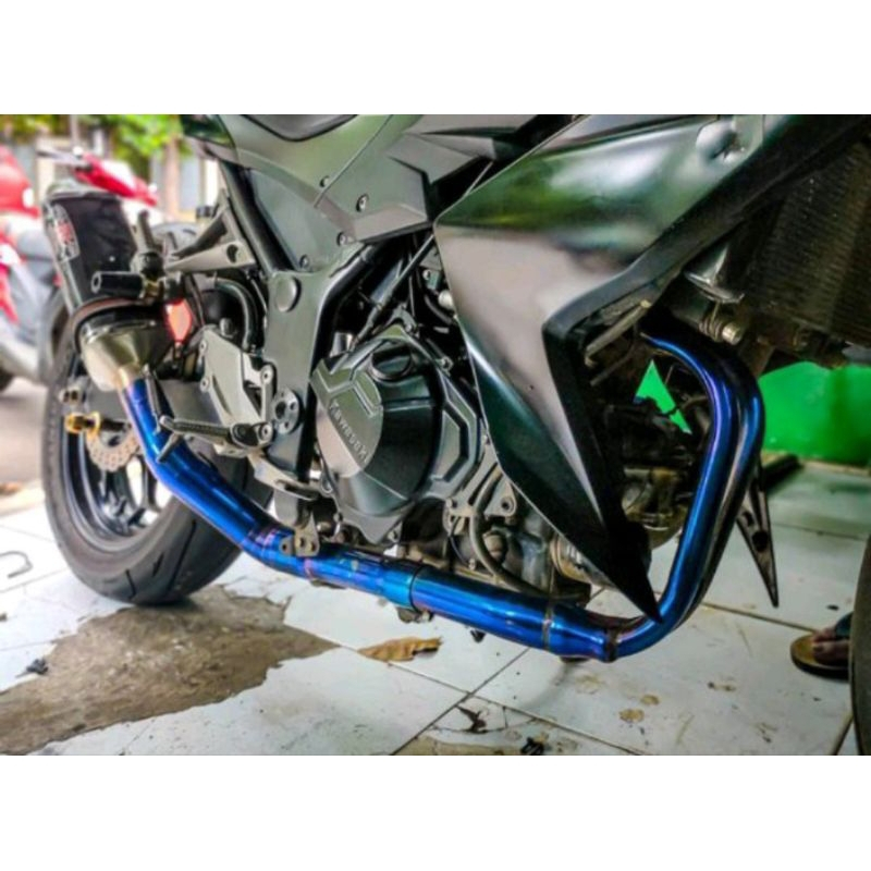 Header Pipa Leher Knalpot Racing All New Kawasaki Ninja 250Fi Ninja250Fi 250 SL Fi Karbu R25 MT25 Z2