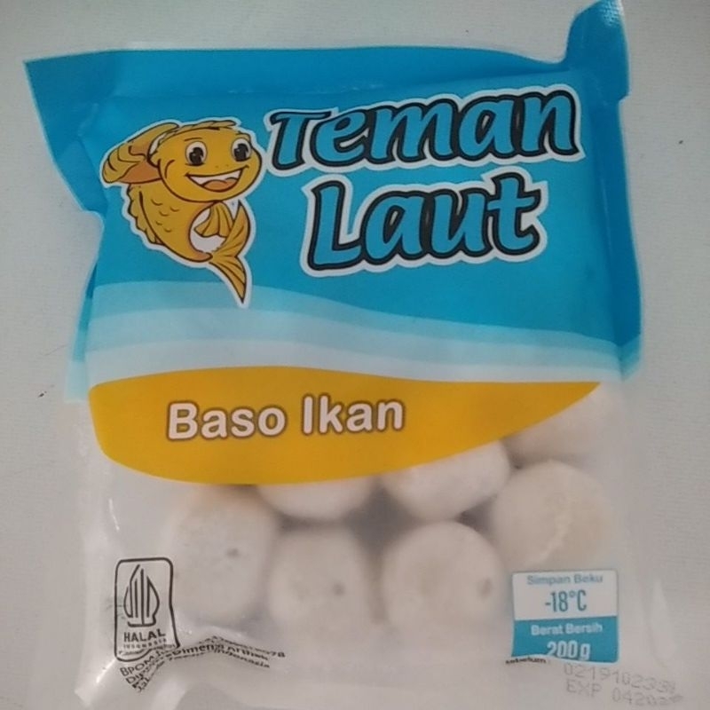 

Bakso ikan Teman laut 200gr