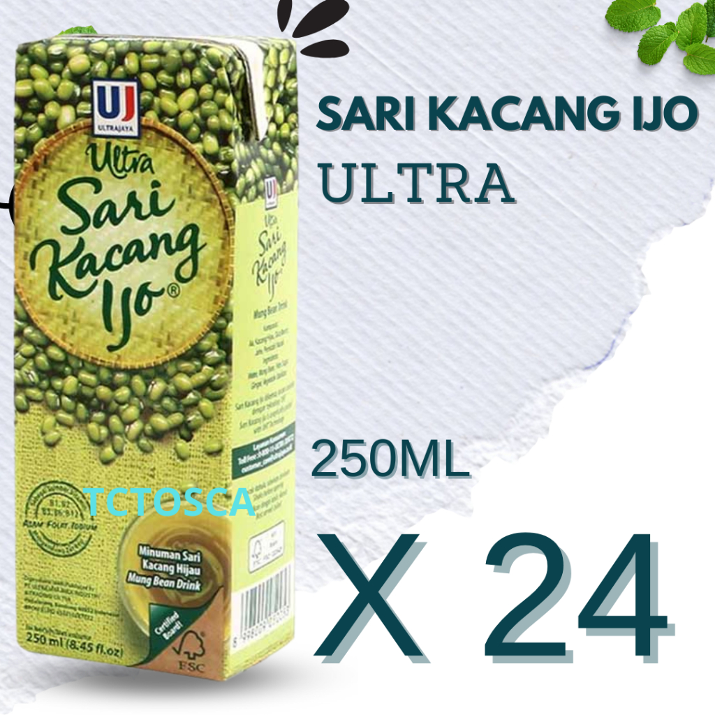 

Ultra Jaya Sari Kacang Ijo 250 ml / 24 Pcs