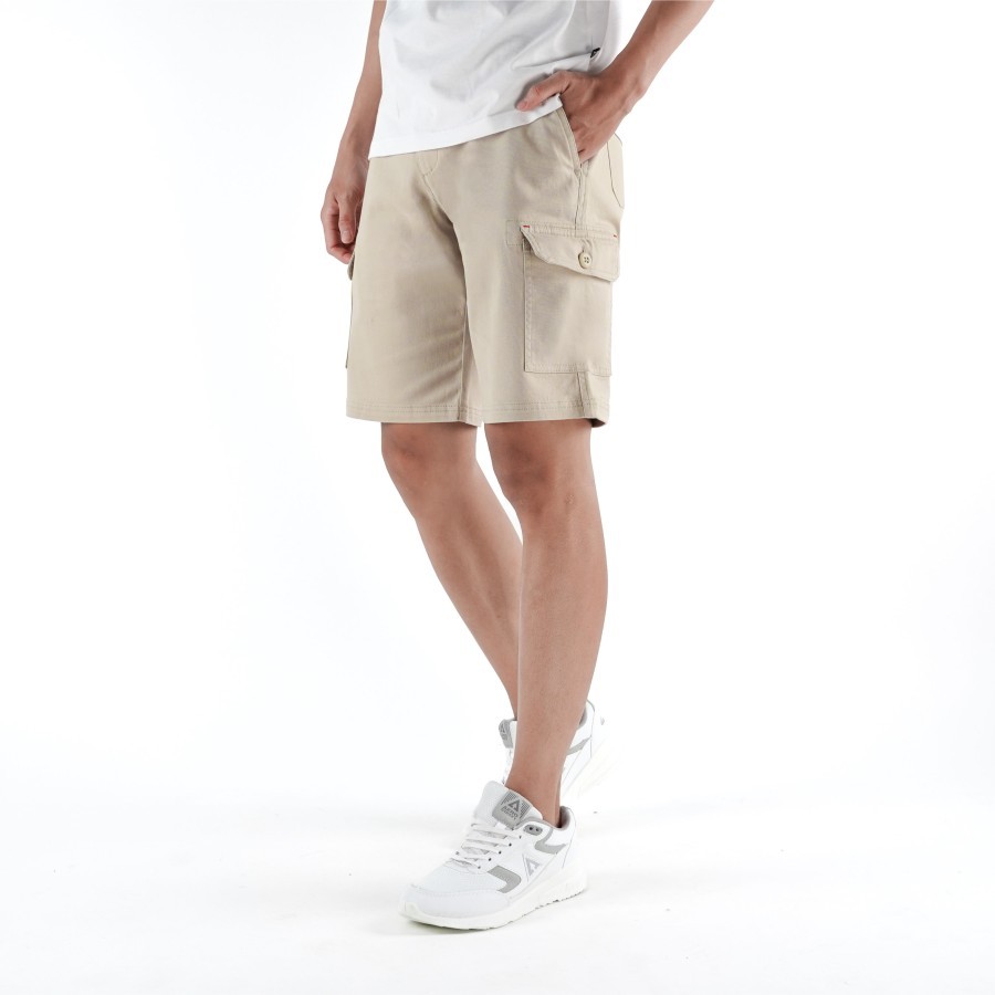 Celana Cargo Pendek Pdl Pria Celana Pendek Pria Cargo Bahan Melar