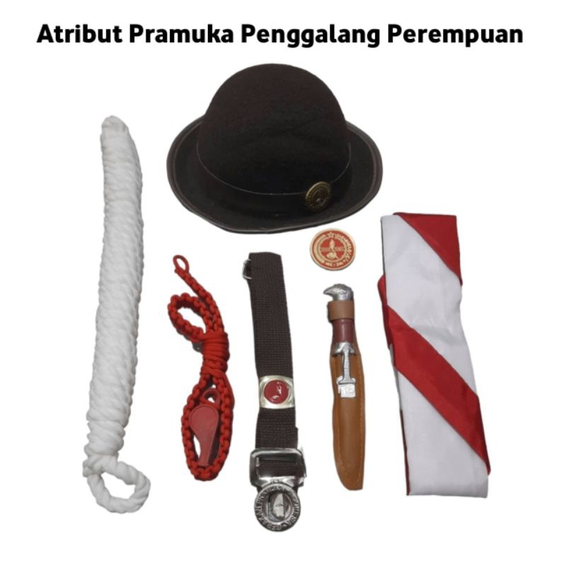 Atribut Pramuka SD Lengkap Anak Perempuan