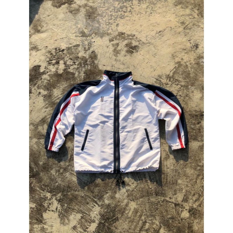 jaket outdoor wind breaker vintage super star Mizuno second bekas