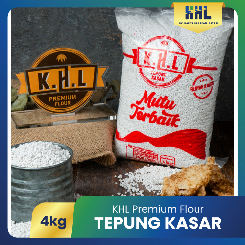 

4 Kg Tepung Tapioka Kasar / Tepung Kasar / Tepung Shihlin / Tepung Crispy / Tepung Krispi / Tepung Tapioka / Tepung Kasar KHL