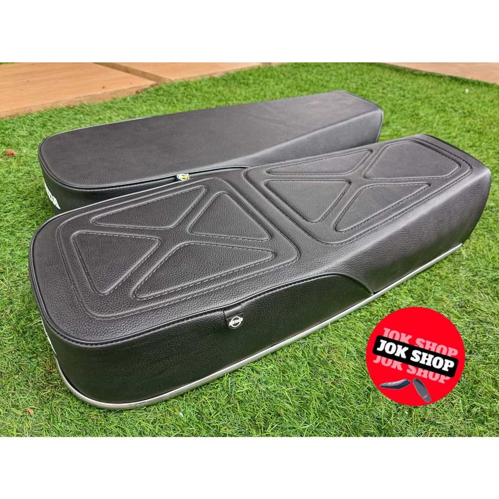 Bungkus Cover Kulit Jok Motor Honda CB 100 Bahan MBTECH KULIT CB 100