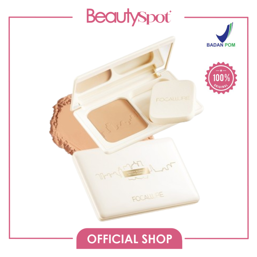 FOCALLURE FA338 Oil Control Powder Foundation SPF 35 High Coverage #ModernUrban