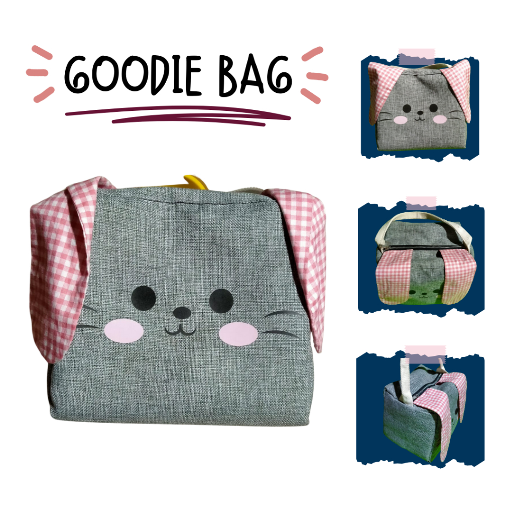 

Goodie bag kantong bingkisan lucu bahan premium