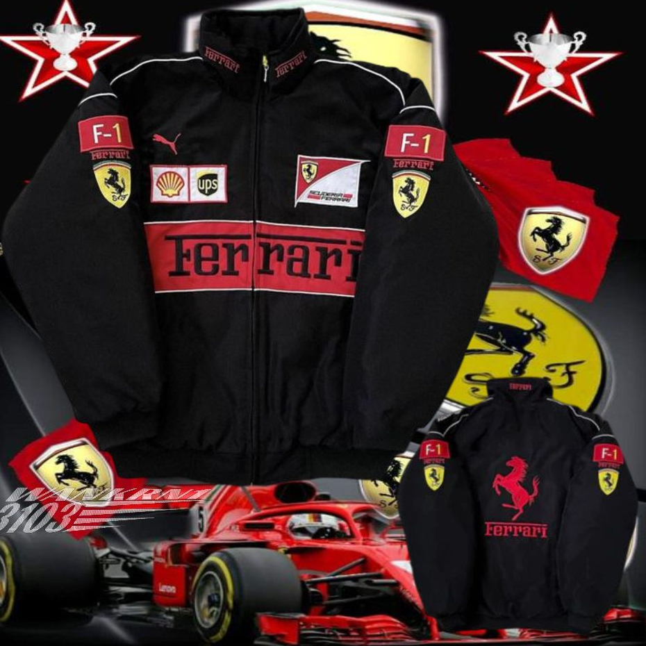 Jaket  Ferrari Nascar Vintage F1 Racing 1039