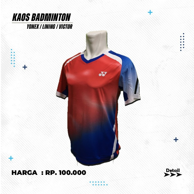 Kaos Badminton Yonex/Victor Original - Versi 1
