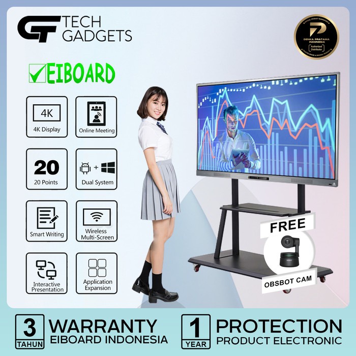 EIBOARD LED Interactive Touch Panel 55" 65" 75" 85"