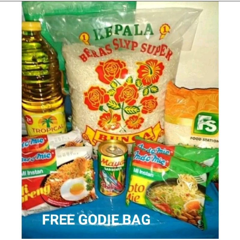 

Paket Sembako Murah FREE Godie Bag