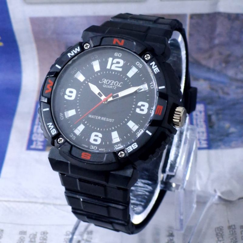 jam tangan pria aopol tahan air jam pria