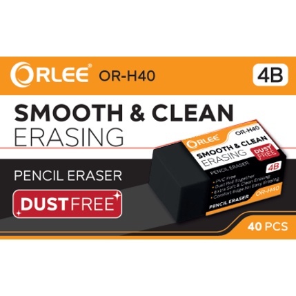 

Penghapus Orlee Hitam OR-H40 ( 1 PCS)