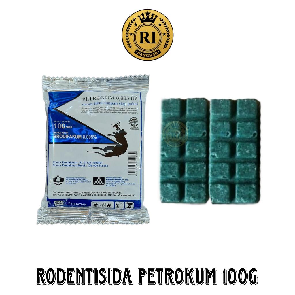 Racun Tikus Rodentisida Petrokum 100G