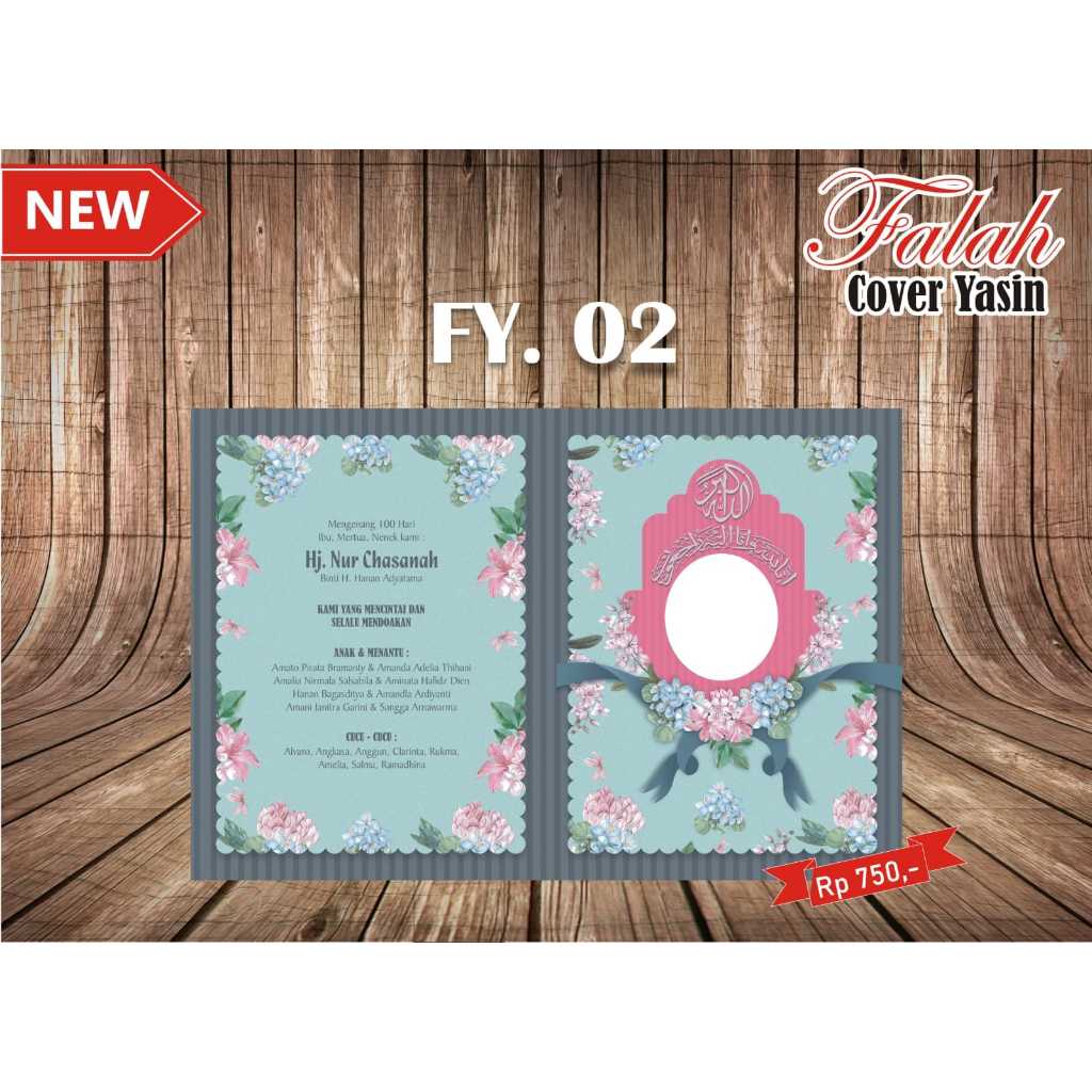 

Soft Cover Yassin / Sampul Buku Yassin Falah 02 Harga Termurah