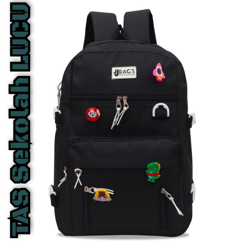 Ransel Terbaru Virall Populer Kekinian Korea Style Tas Sekolah SD SMP SMA SMK Lucu Perempuan wanita 