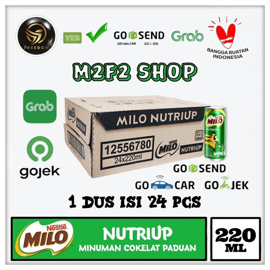 

Milo ACTIVE GO NutriUp Cokelat & Susu UHT Kaleng | Can - 220 ml Kemasan Karton (Khusus Bluebird/Gosend/Grab)