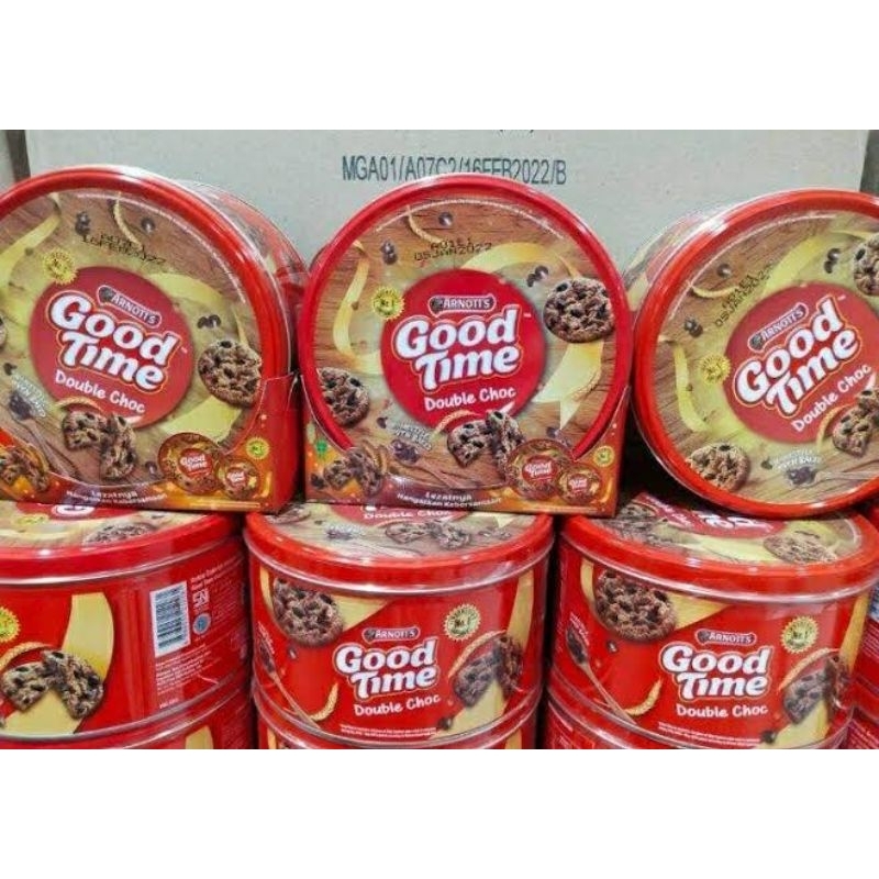 

Good Time Tin Double Choc 227 gr | Kue Kaleng Good Time 227 gr