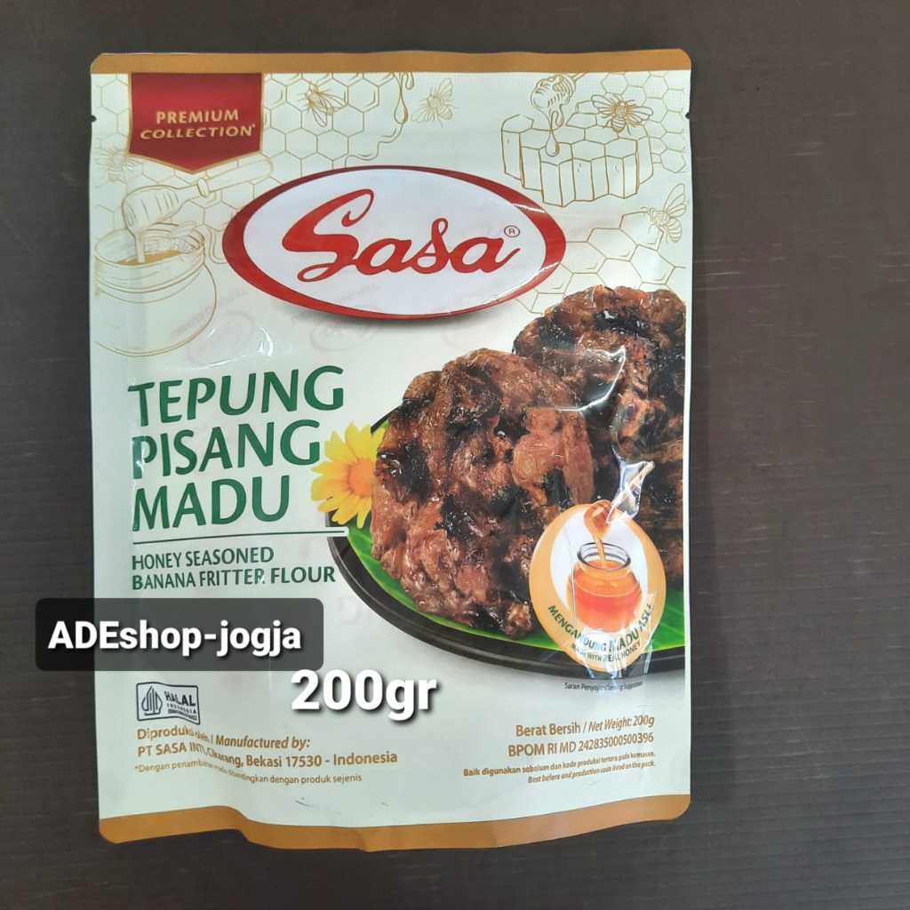 

sasa tepung pisang madu with looney 200 gr honey seasoned banana flitter flour