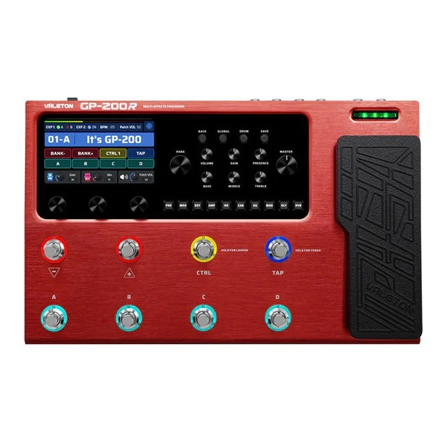 VALETON GP200 / GP-200R RED efek digital multi effect gitar bass