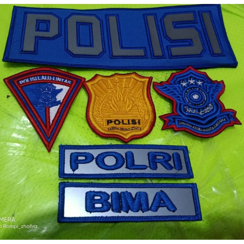 Logo Bordir Polisi/atribut polri