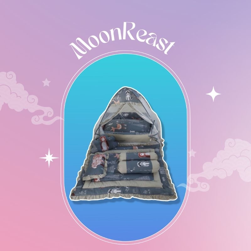 Kasur Bayi Kelambu dan Set Bedcover Bayi