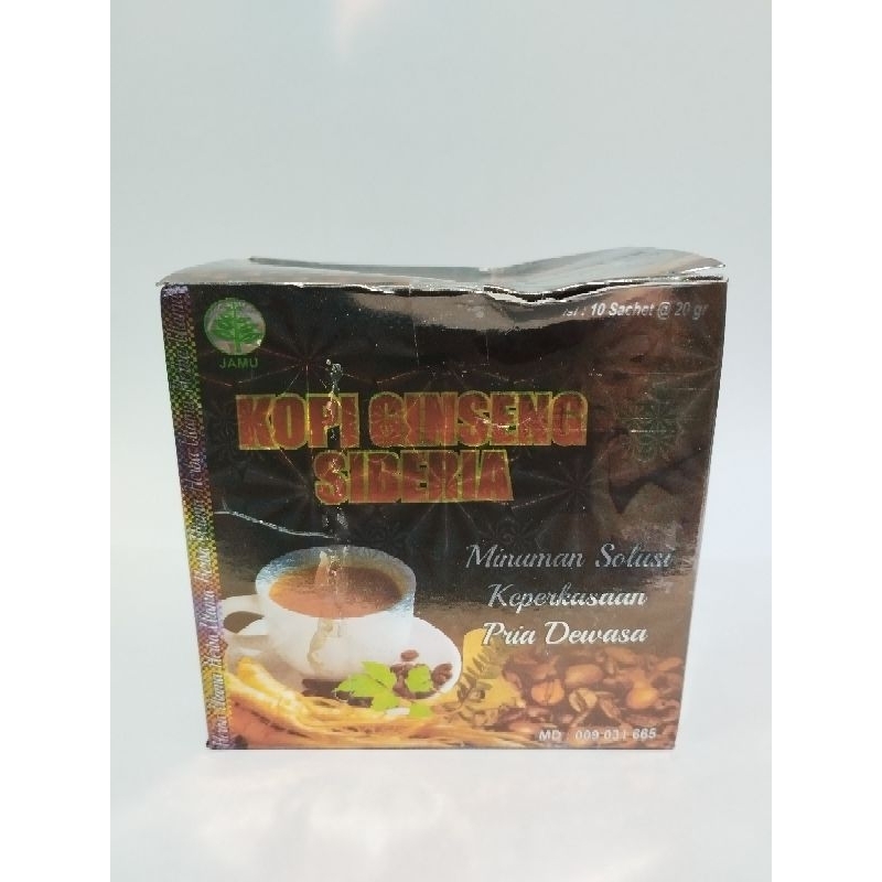 

Kopi Ginseng Siberia Original - 1box isi 10sachet @20gram