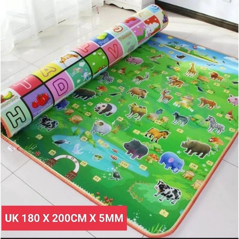 TIKAR SPONS JUMBO BOLAK-BALIK 2 SISI FOAM MATRAS SPON 120x180x5MM TIKAR EVAMAT LIST