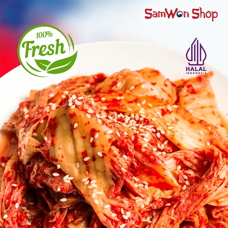 

COD KIMCHI SAWI FRESH PLAZA KOREA 1 KG ORIGINAL KOREAN FOOD FRESHLY MADE MAKANAN KOREA RASA LEZAT murah