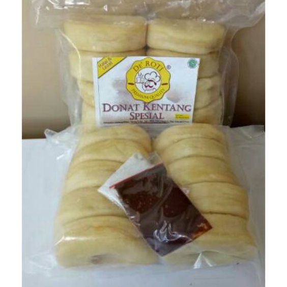 

Terlaku Donat kentang PREMIUM De Roti spesial isi 1 pcs