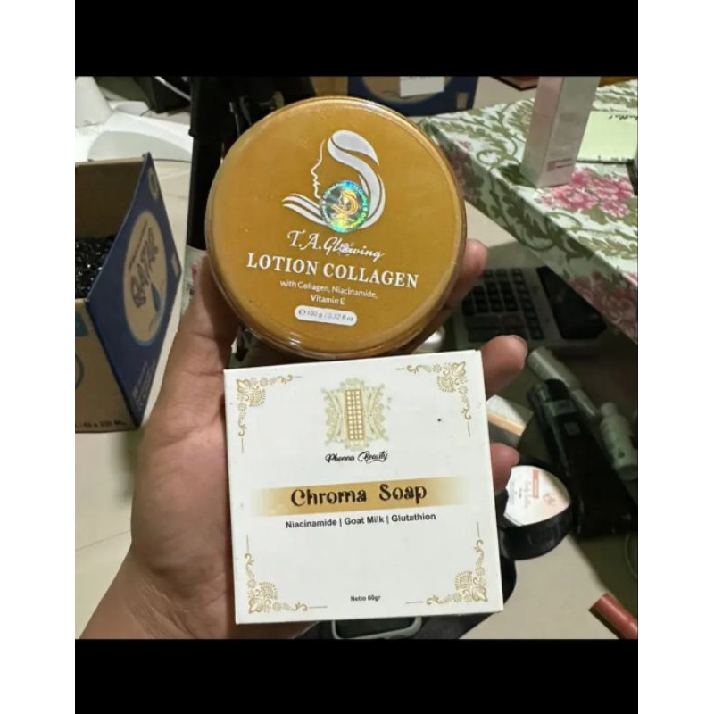 PAKET SABUN PHONNA + TA GLOWING VIRAL TIKTOK