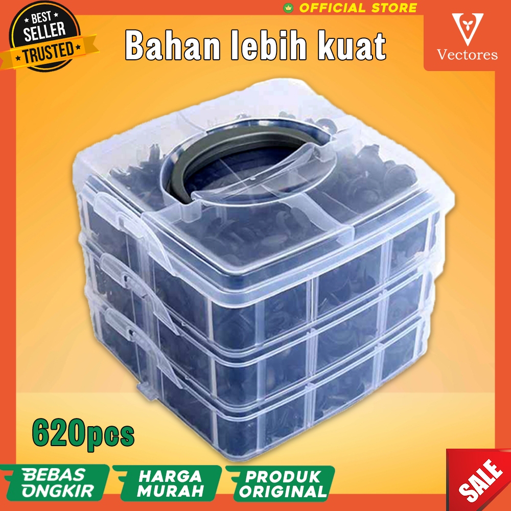 Baut Mur Rivet Mobil Kancing Plastik Universal Fastener Car Bumper Original