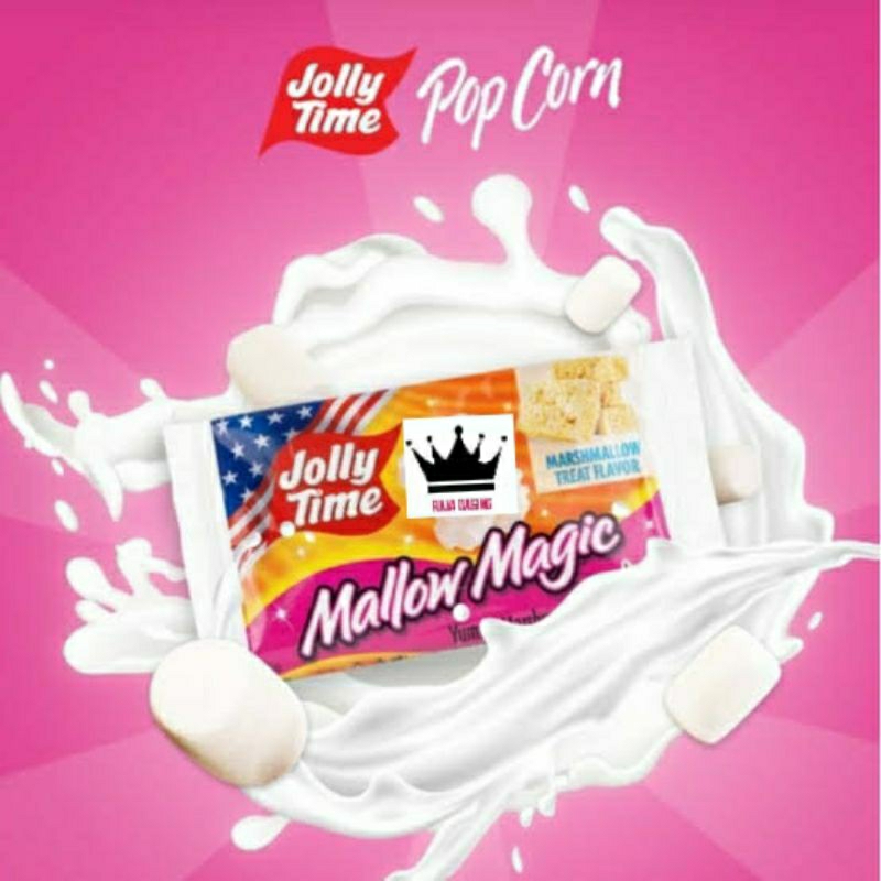 

JOLLY TIME Popcorn Mallow Magic / Pop Corn Rasa Marshmallow Manis 125gr