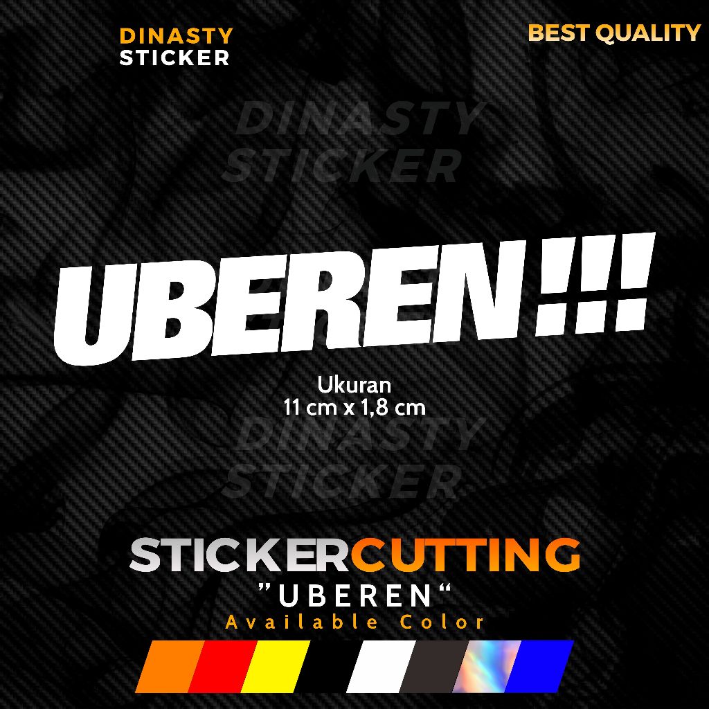 

STICKER STIKER CUTTING VIRAL UBEREN !!!