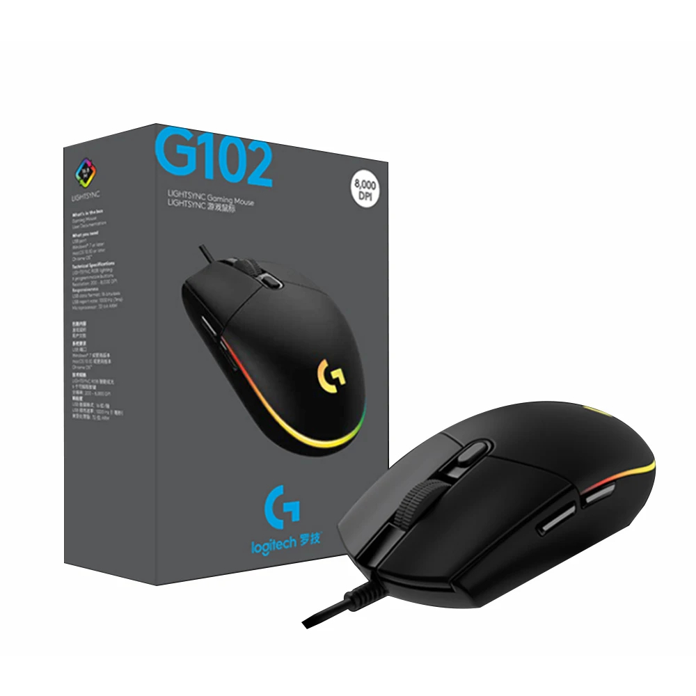 Logitech G102 G-102 G102 LIGHTSYNC Gaming Mouse